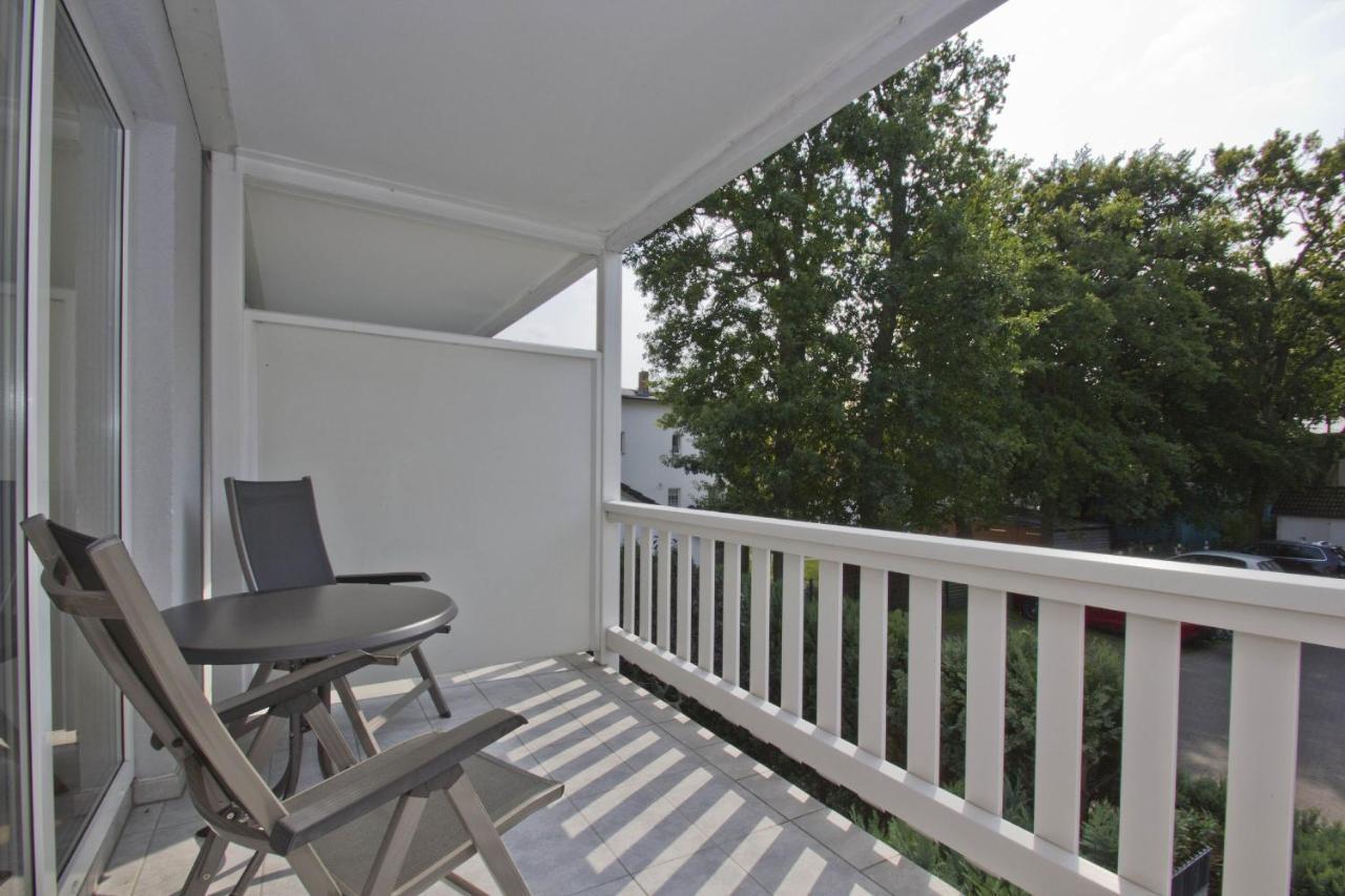 Balkon, Gratis Nutzung Vom Ahoi Erlebnisbad Und Sauna In Sellin - Appartemenmt Nordwind Baabe Dış mekan fotoğraf